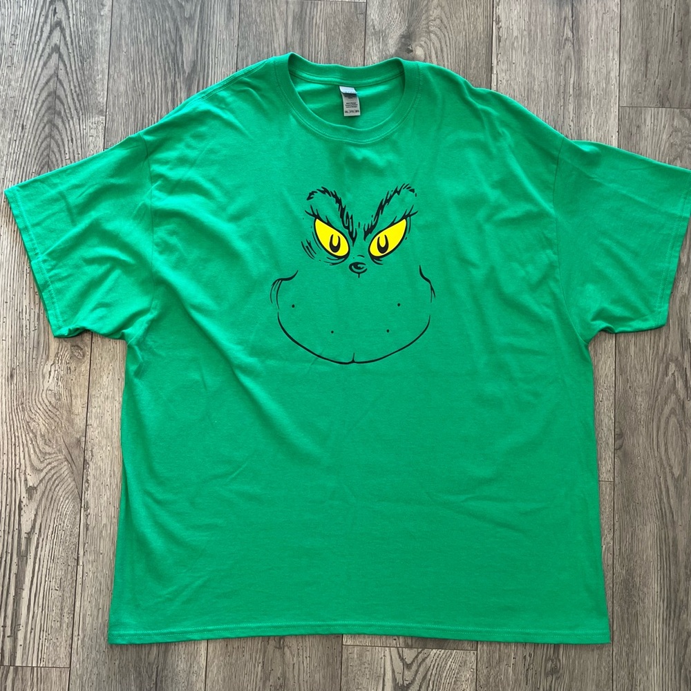 Grinch Short Sleeve Mens Unisex T-Shirt 3XL Green How The Grinch Stole Christmas